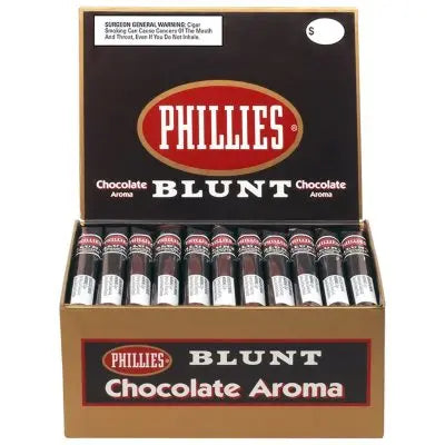 PHILLIES 55CT BOX BLUNT CHOCOLATE