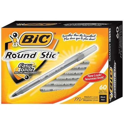 BIC PENS BLACK 60CT