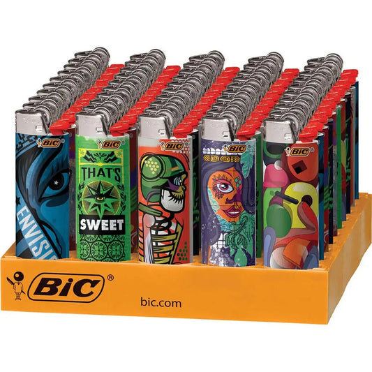 BIC LIGHTERS STREET ART 50CT
