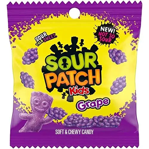 PEG SOUR PATCH KIDS GRAPE 6/3.6 OZ