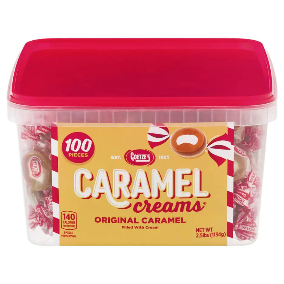 CARAMEL CREAMS TUB 100CT