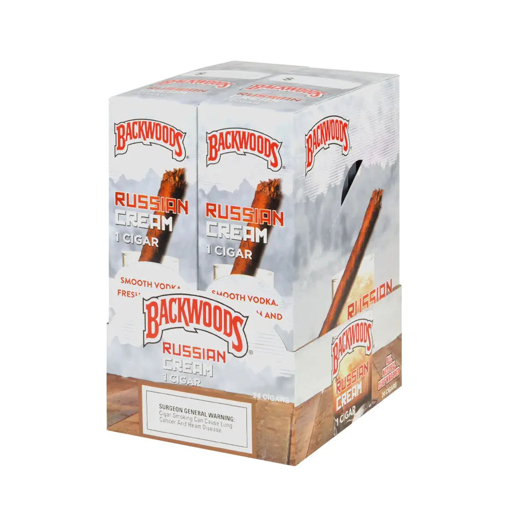 BACKWOODS SINGLES RUSSIAN CREAM 24 CT