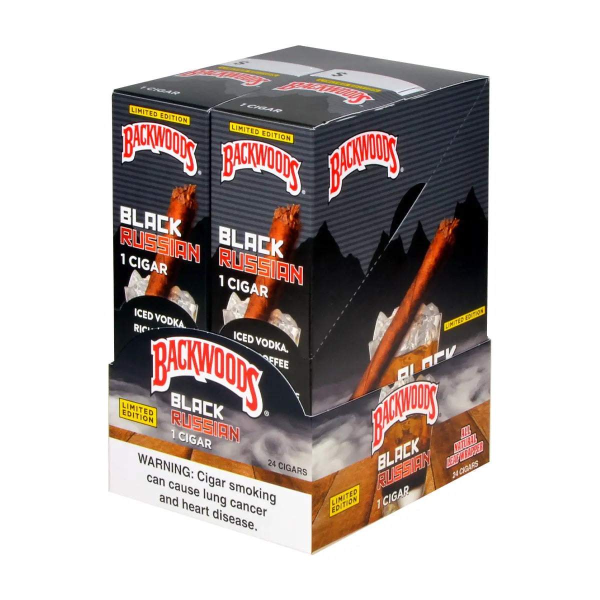 BACKWOODS SINGLES BLACK RUSSIAN 24 CT