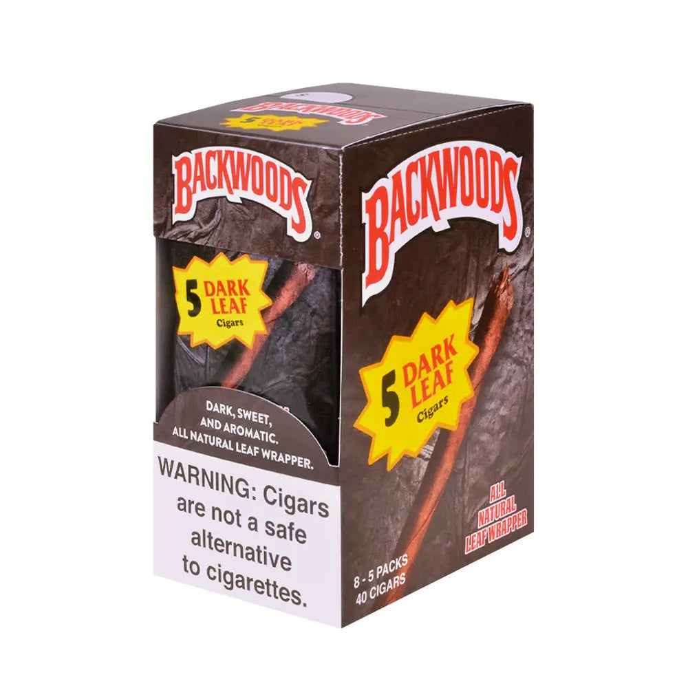 BACKWOODS 8/5PK DARK LEAF