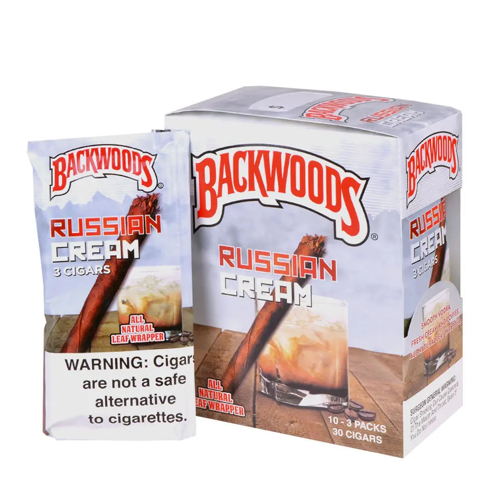BACKWOOD 3PK RUSSIAN CREAM 10 CT