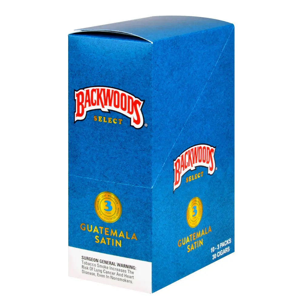 BACKWOODS 3PK BLUE GUATEMALA SATIN 10CT