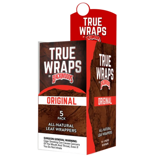 TRUEWRAPS BY BACKWOODS ORIG 16/5PKS