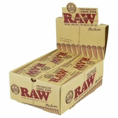 RAW CONE TIPS PRE ROLLED PERFECTO 20CT