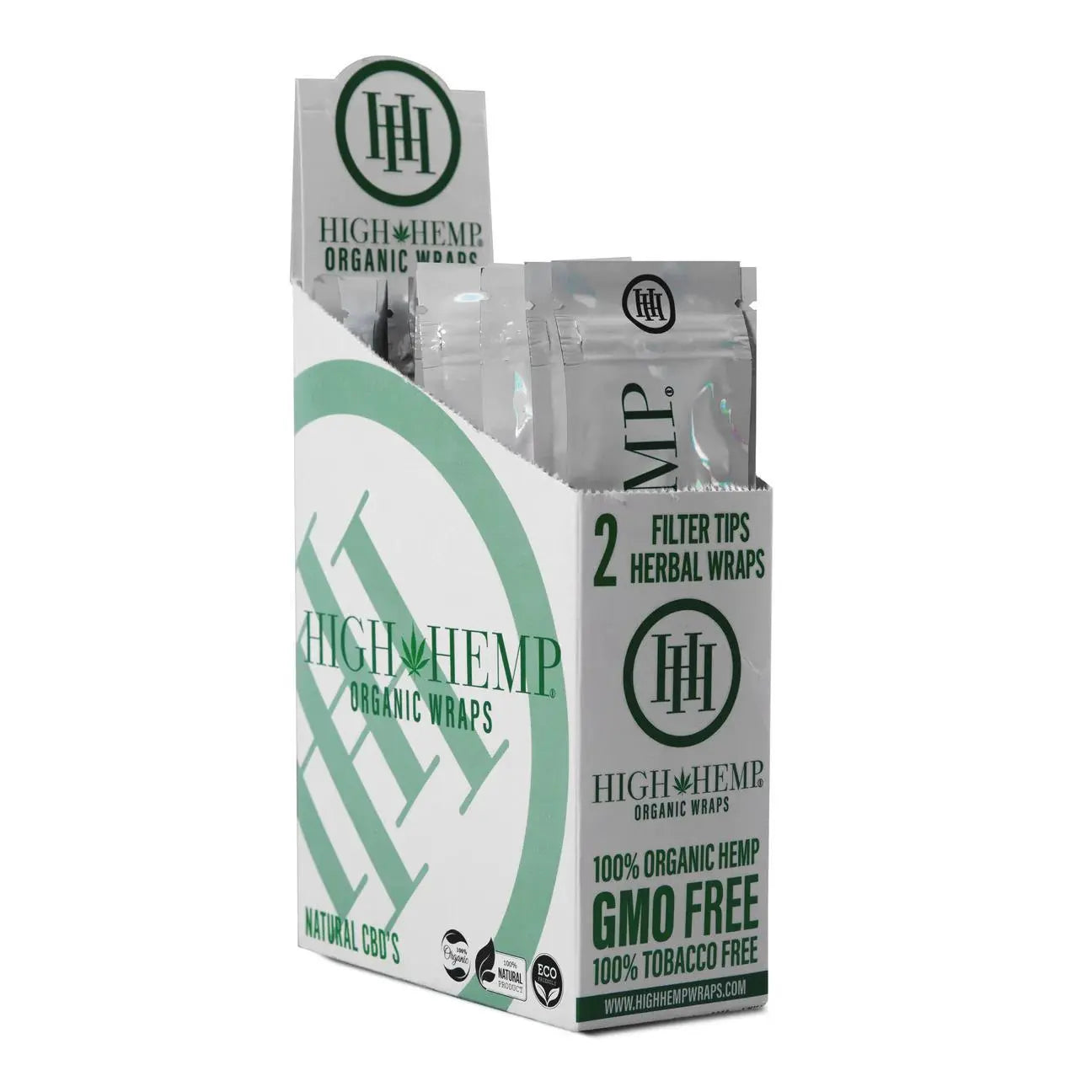 HIGH HEMP WRAPS TOBACCO FREE 25/2PKS