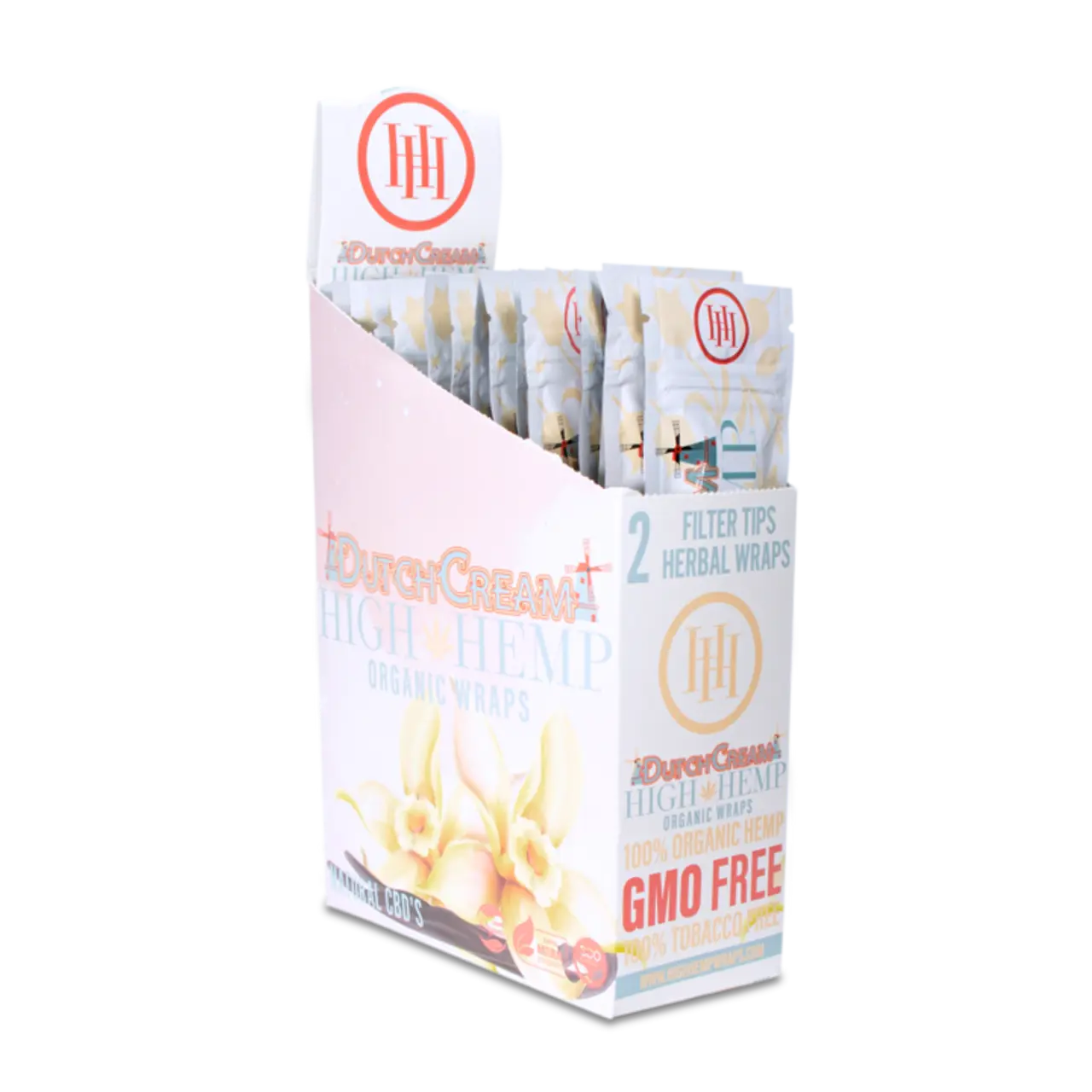 HIGH HEMP WRAPS DUTCH CREAM 25/2PKS