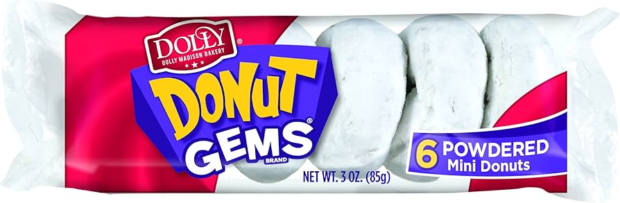 DOLLY POWDERED MINI DONUTS 10CT 6PK