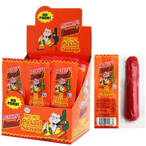 HANNAH'S MEXICANA PICKLED SAUSAGE 20 CT