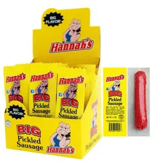 HANNAH'S BIG PICKLED SAUSAGE 20 CT