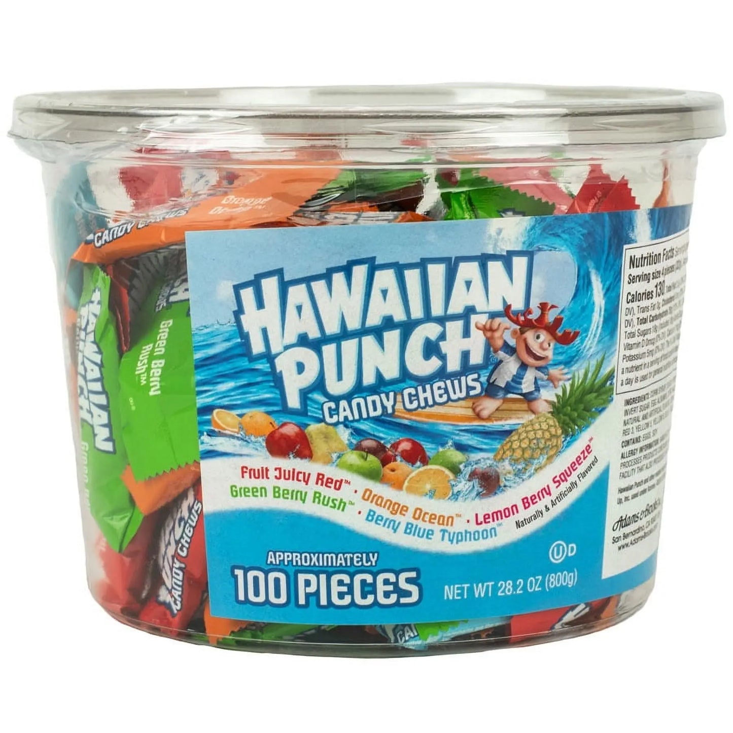 HAWAIIAN PUNCH CANDY CHEWS 100CT