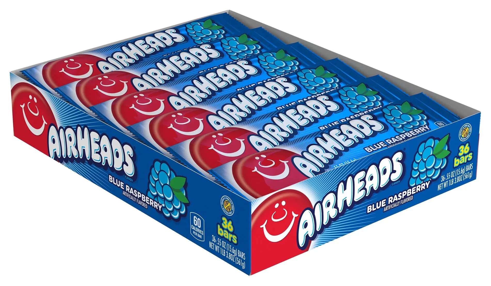 AIR HEADS 36CT BLUE RASPBERRY