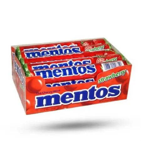 MENTOS STRAWBERRY 15CT