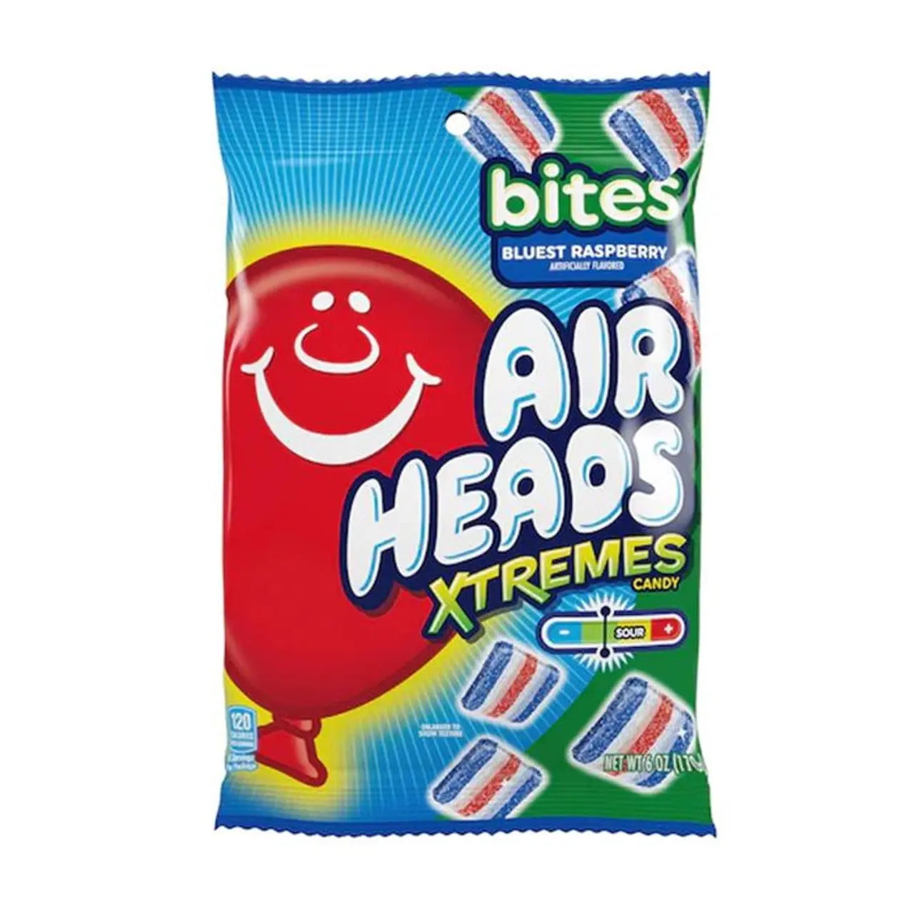 PEG AIR HEAD XTREMES BITES BLUE RASP 6/6 OZ