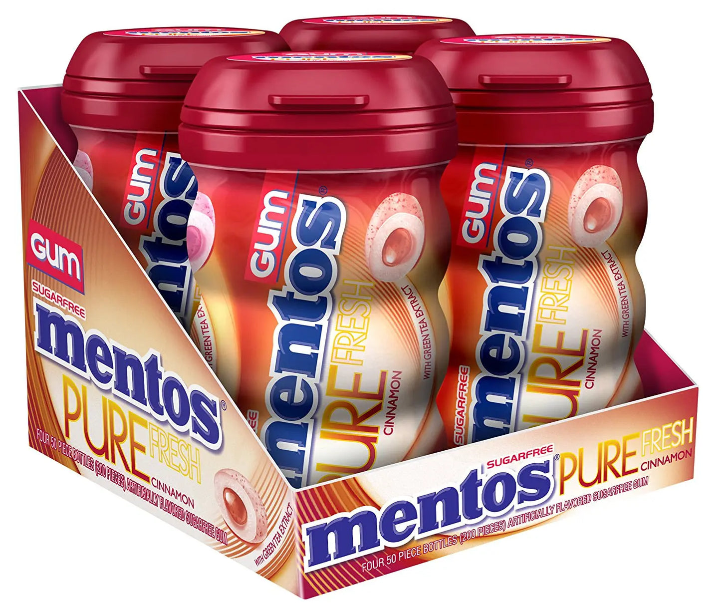 MENTOS GUM CUP FRESH CINN 4 CT