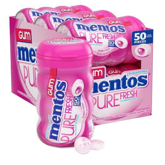 MENTOS GUM CUP BUBBLE FRESH 4CT