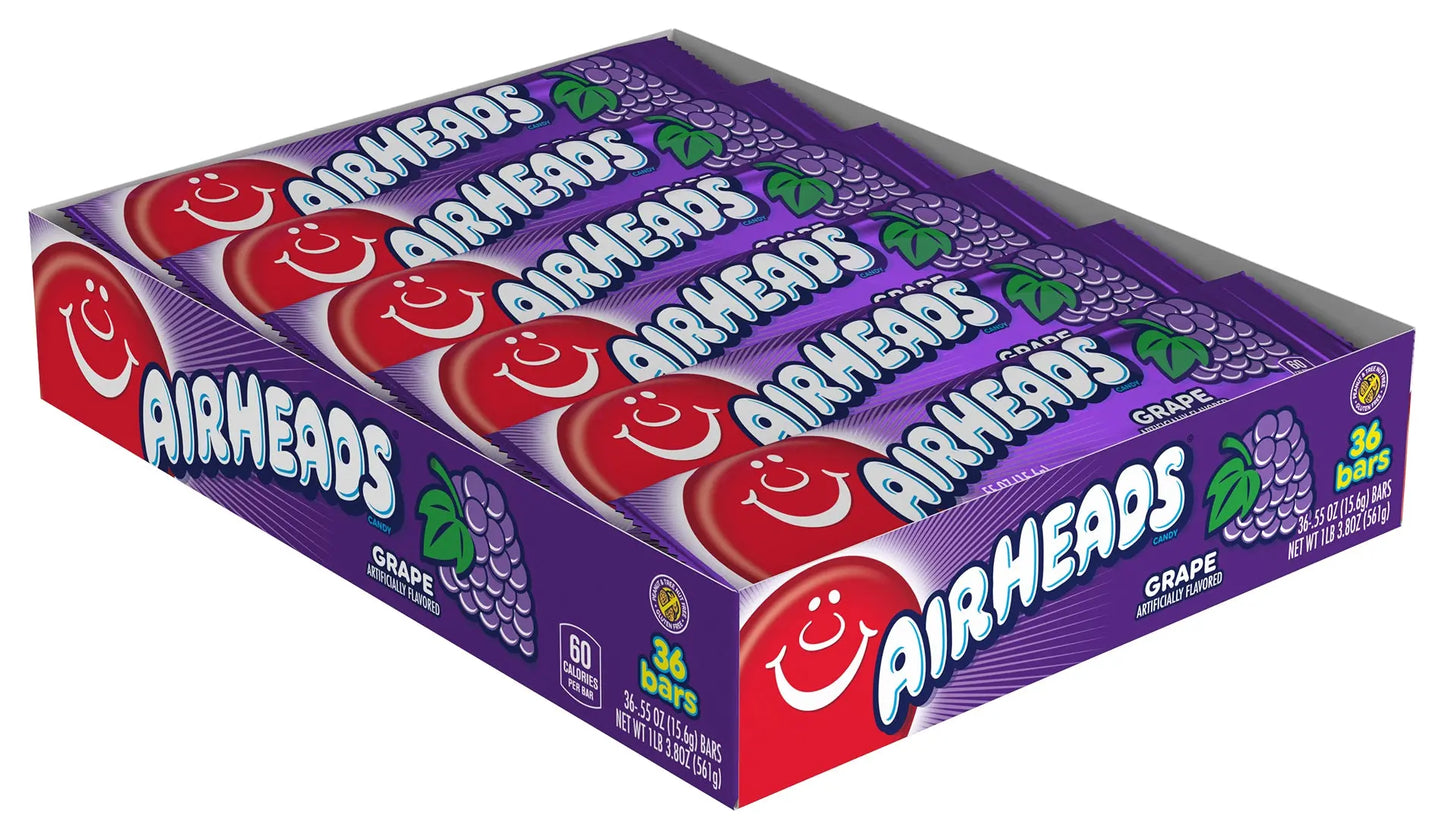 AIR HEADS 36CT GRAPE