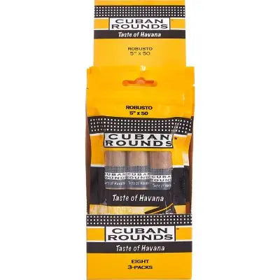 CUBAN ROUNDS ROBUSTO 5X50- 8/3PKS