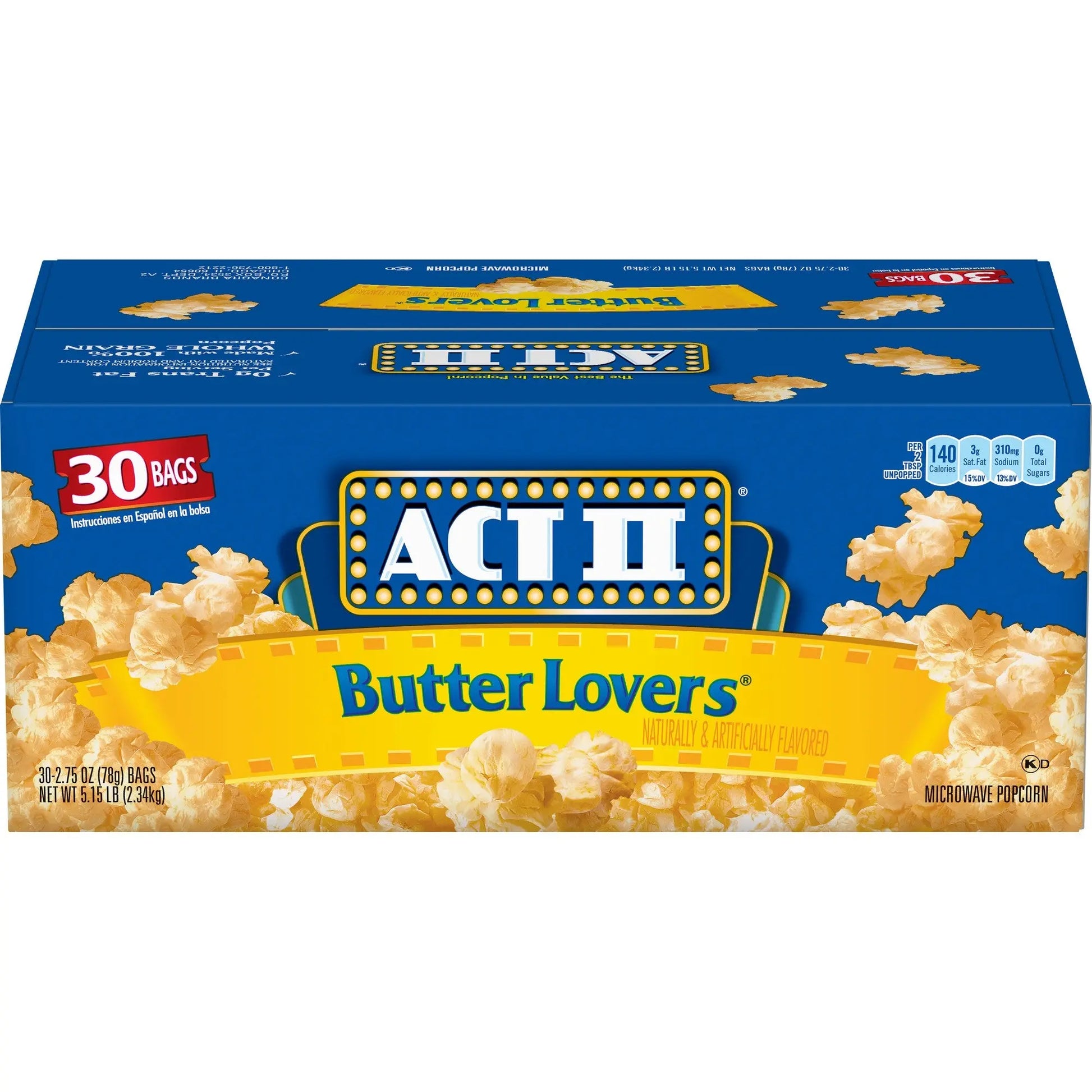 POP CORN BUTTER 28CT