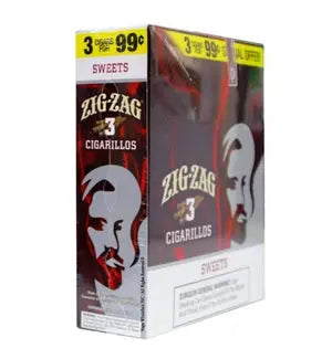 ZIG ZAG CIGARILLO 3/99C SWEET 15/3 CT