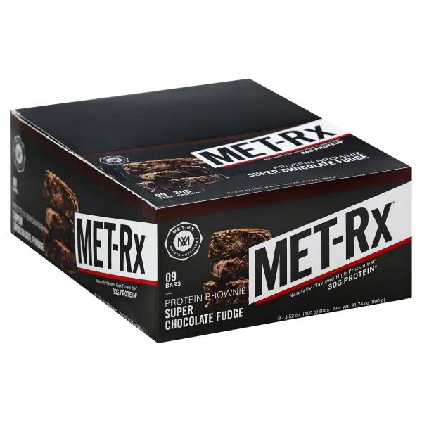 METRX BIG 100 SALTED CARAMEL BROWNIE 9CT