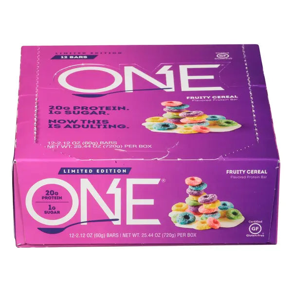 ONE BAR FRUITY CEREAL 12CT
