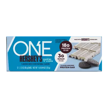 ONE BAR HERSHEYS COOKIES N CREME 12CT - Chase Cash & Carry