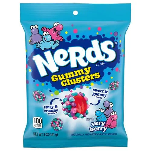 PEG NERDS GUMMY CLUSTERS VERY BERRY 6/5 OZ
