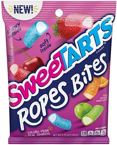 PEG SWEETARTS ROPE BITES 6/5.25 OZ