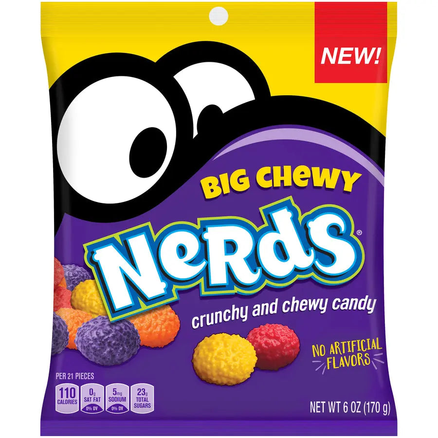 PEG NERDS BIG CHEWY 6/6 OZ