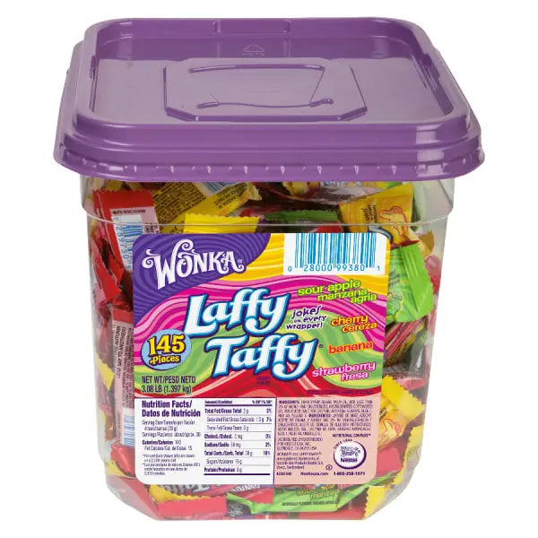 LAFFY TAFFY JAR ASSORTED 145 CT