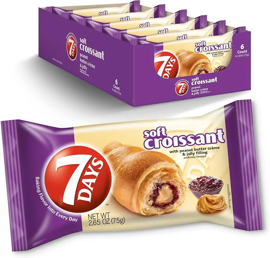 7 DAYS CROISSANTS PB&J 6 CT - Chase Cash & Carry
