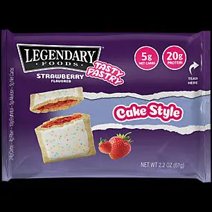 LEGENDARY FOODS PASTRY STRAWBERRY 10CT