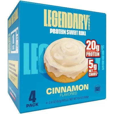 LEGENDARY SWEET ROLL CINNAMON 8CT