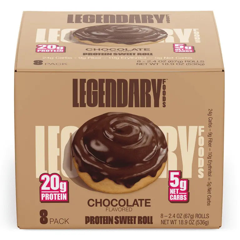LEGENDARY SWEET ROLL CHOCOLATE 8CT