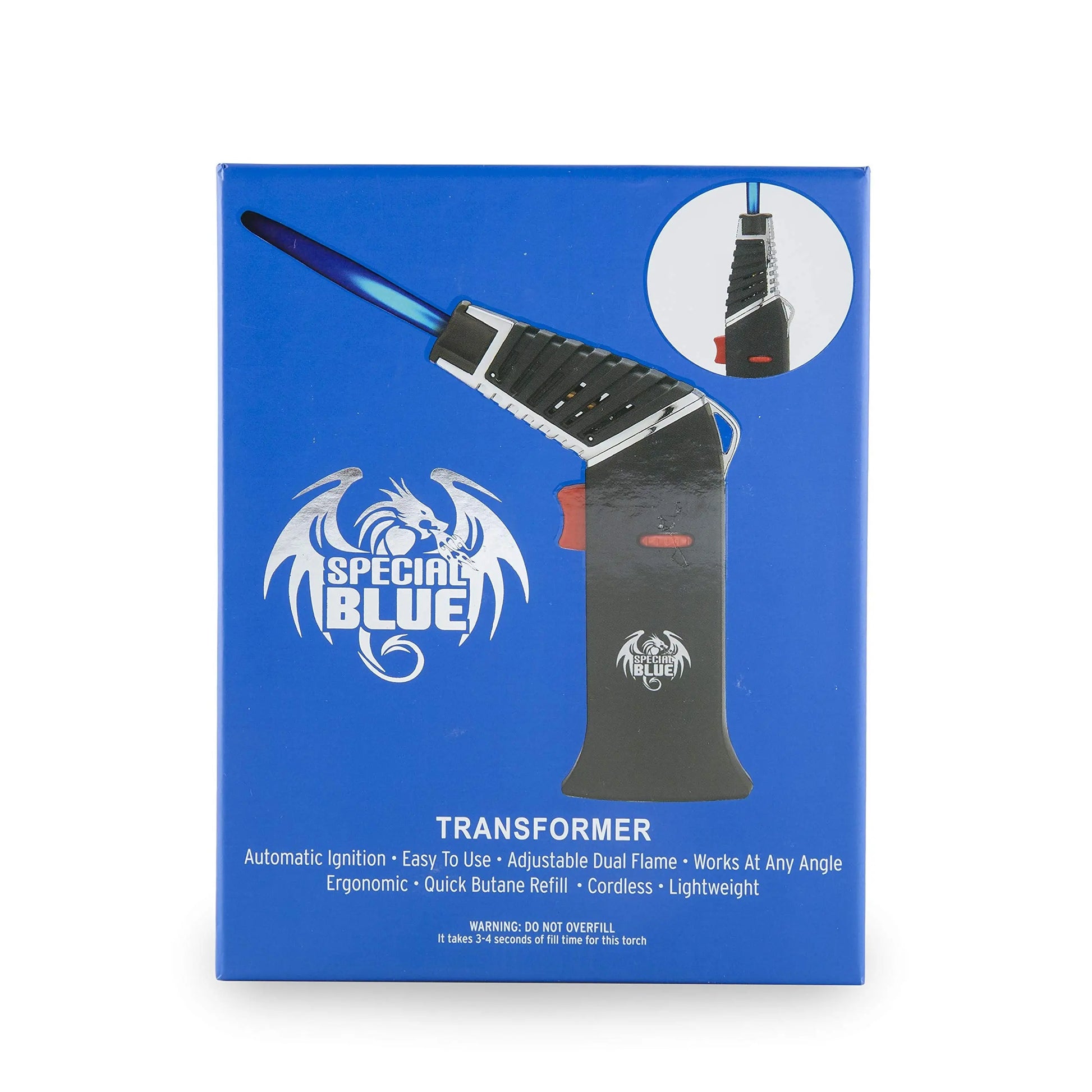 SPECIAL BLUE TRANSFORMER TORCH BLACK 1CT