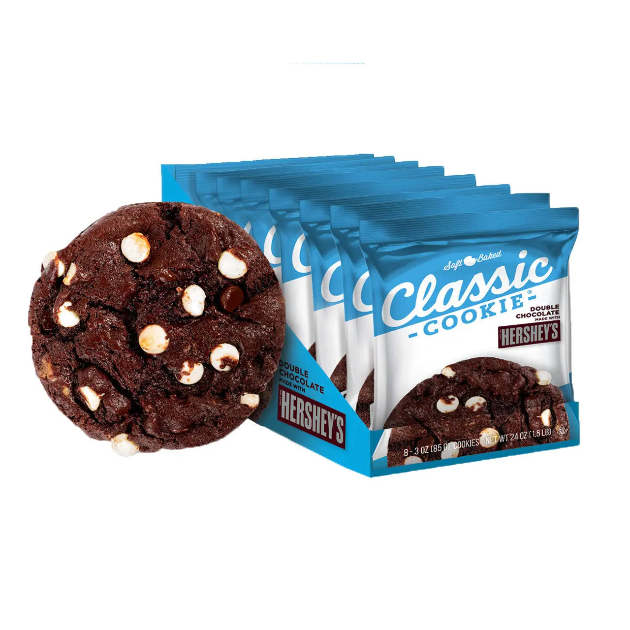 CLASSIC COOKIES DOUBLE CHOC HERSHEYS 8CT