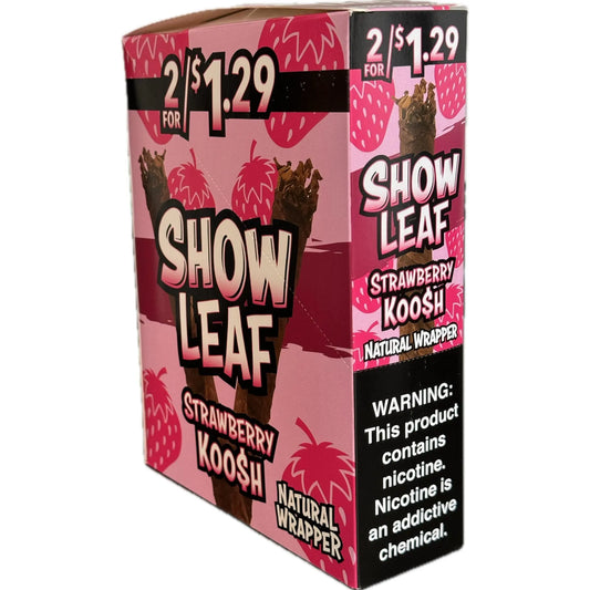 SHOW LEAF 2/$ 1.29 STRAWBERRY KOOSH 15/2PK