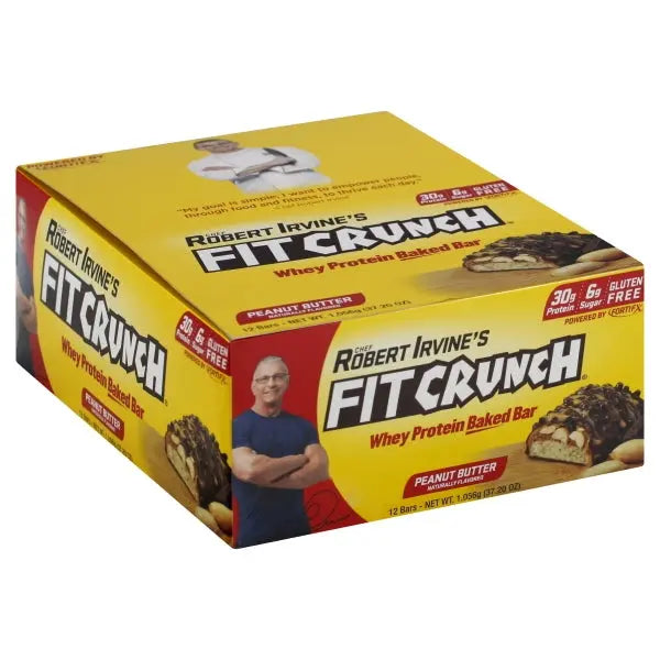 FIT CRUNCH PEANUT BUTTER 12CT
