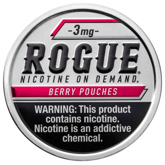 ROGUE NICOTINE BERRY POUCHES 3MG 5CT