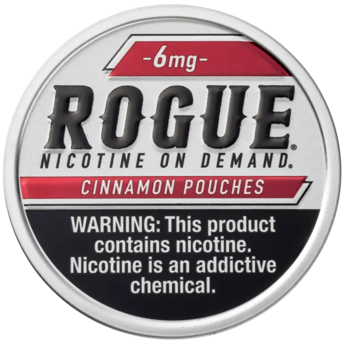ROGUE NICOTINE CINNAMON POUCHES 6MG 5CT