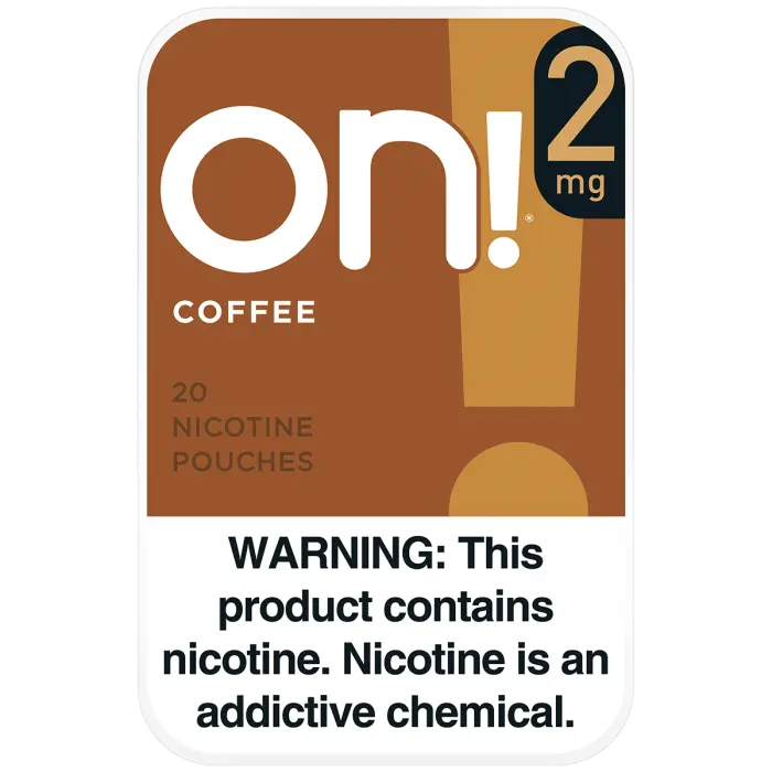 ON! COFFEE 2MG NICOTINE POUCHES 5CT
