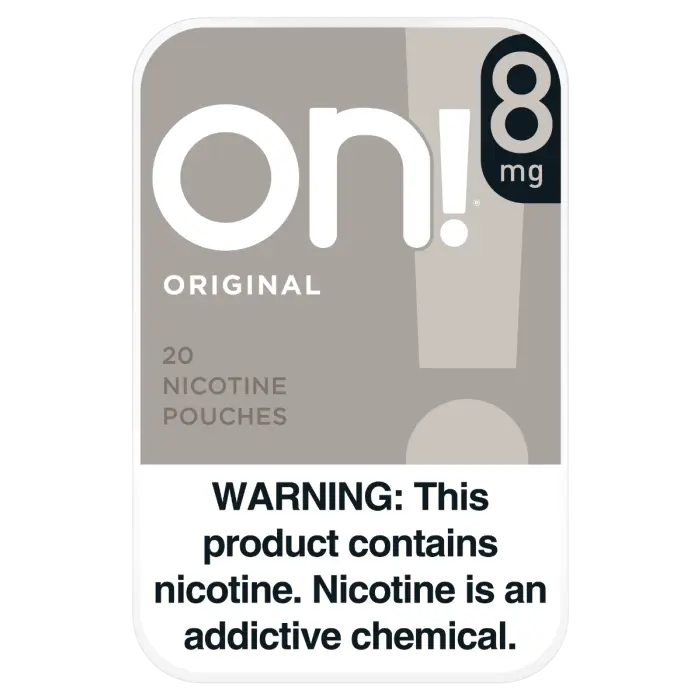 ON! ORIGINAL 8MG NICOTINE POUCHES 5CT
