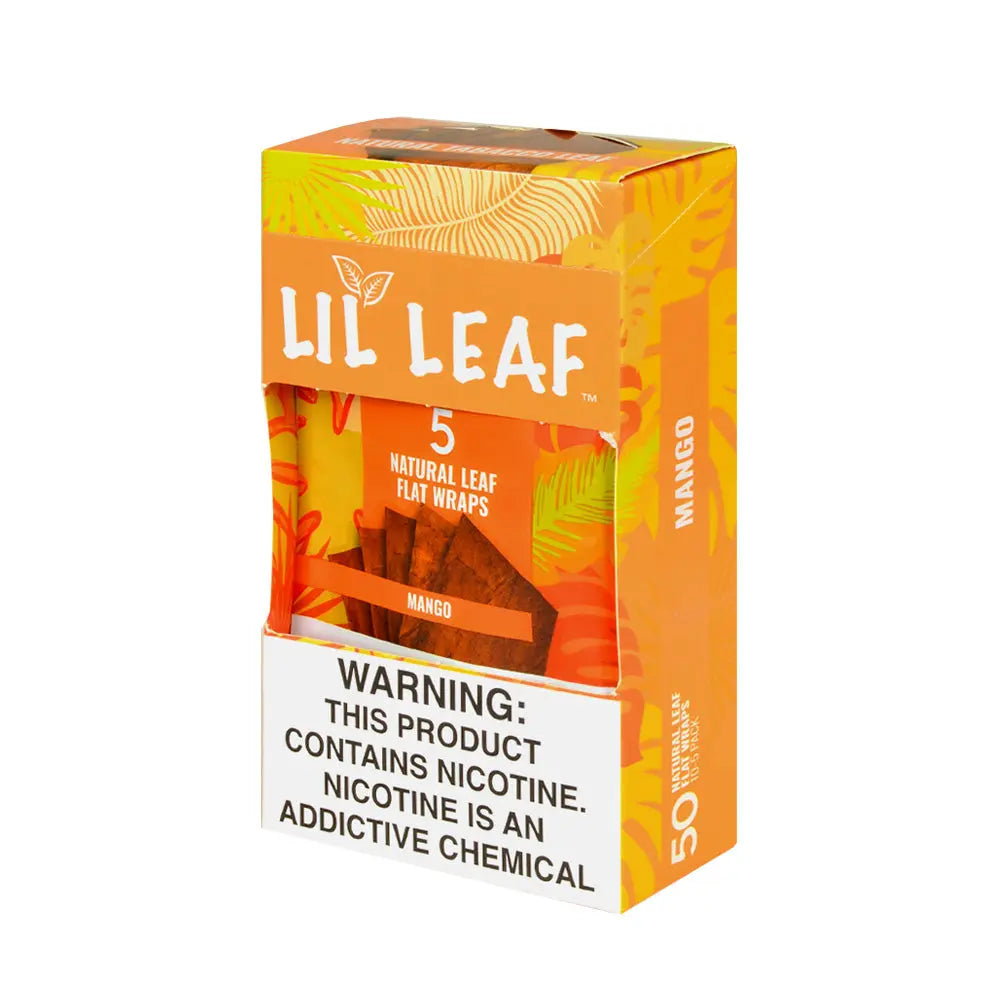 LIL LEAF NATURAL LEAF MANGO WRAPS 10/5 PKS