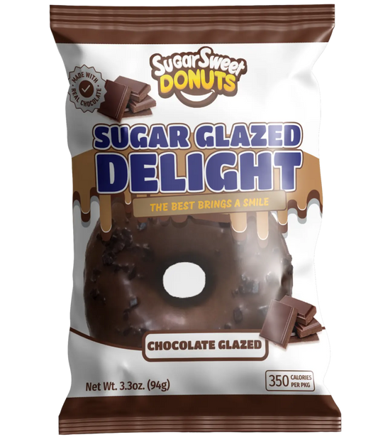 SUGAR SWEET DONUT CHOCOLATE 8CT