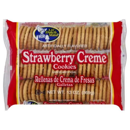 COOKIES (DUTCH 11.8OZ) STRAWB CREME  6CT