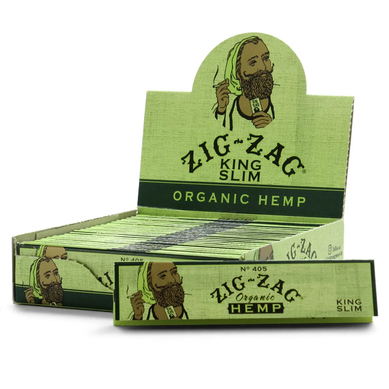ZIG ZAG ORGANIC HEMP PAPER KING SIZE 24CT